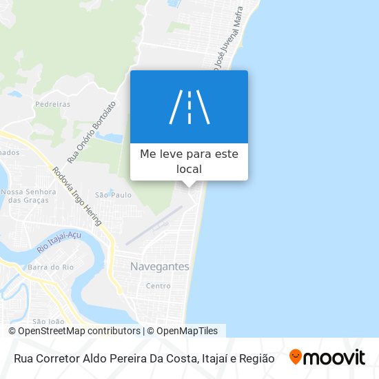 Rua Corretor Aldo Pereira Da Costa mapa