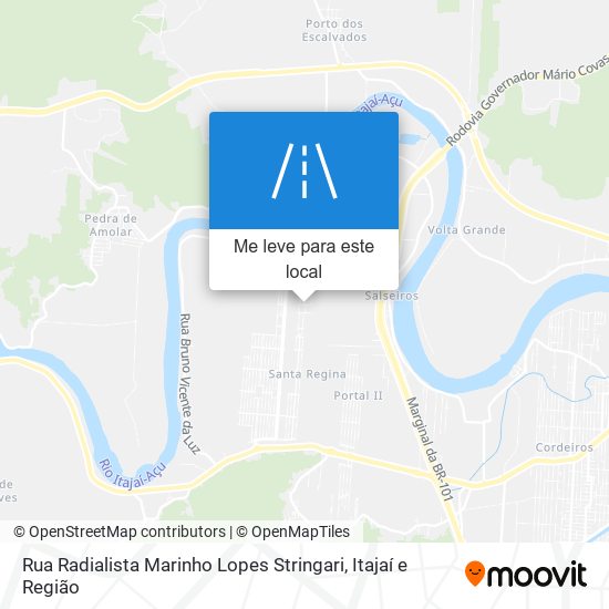 Rua Radialista Marinho Lopes Stringari mapa