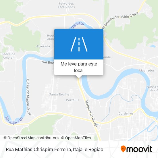 Rua Mathias Chrispim Ferreira mapa