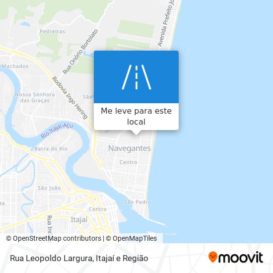 Rua Leopoldo Largura mapa