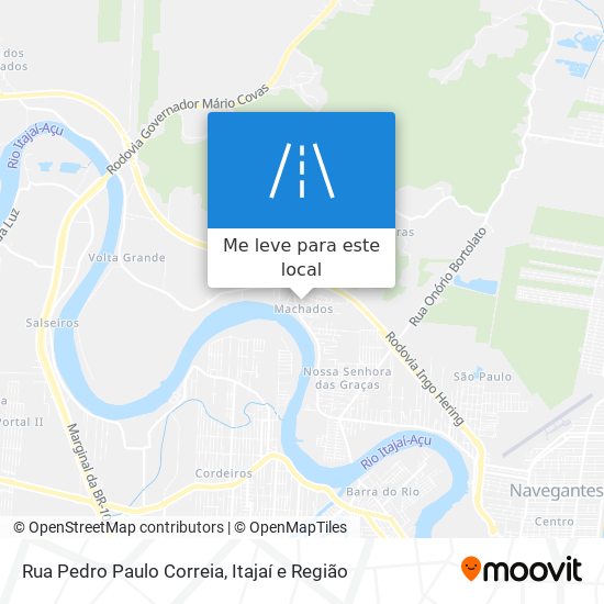 Rua Pedro Paulo Correia mapa