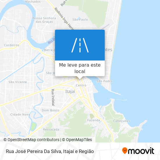 Rua José Pereira Da Silva mapa
