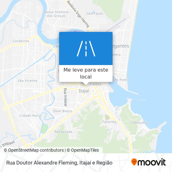 Rua Doutor Alexandre Fleming mapa