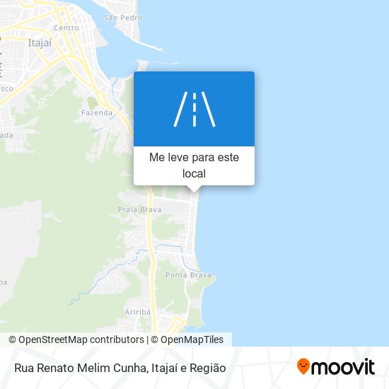 Rua Renato Melim Cunha mapa