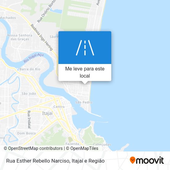 Rua Esther Rebello Narciso mapa