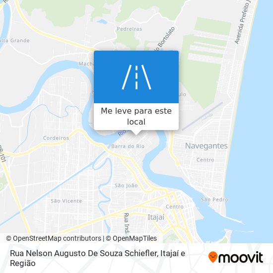 Rua Nelson Augusto De Souza Schiefler mapa