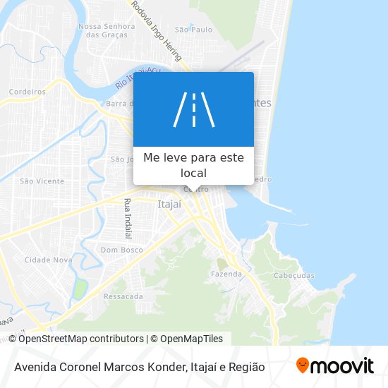 Avenida Coronel Marcos Konder mapa
