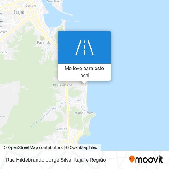 Rua Hildebrando Jorge Silva mapa