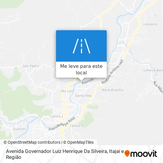 Avenida Governador Luiz Henrique Da Silveira mapa