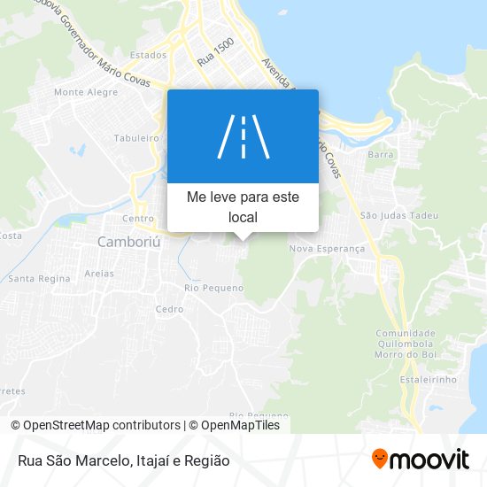 Rua São Marcelo mapa