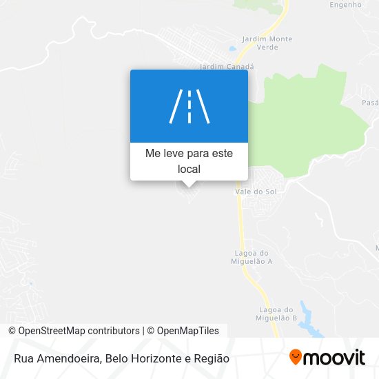 Rua Amendoeira mapa
