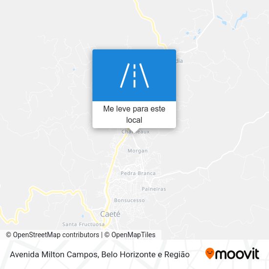 Avenida Milton Campos mapa