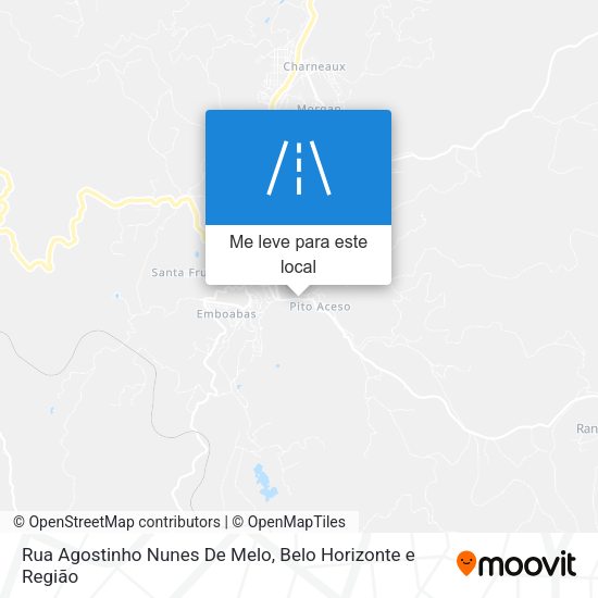 Rua Agostinho Nunes De Melo mapa