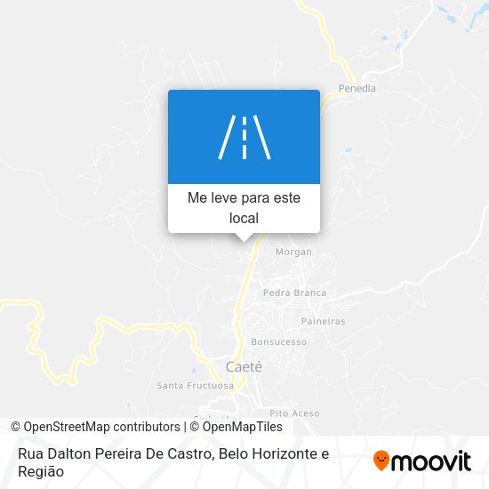 Rua Dalton Pereira De Castro mapa