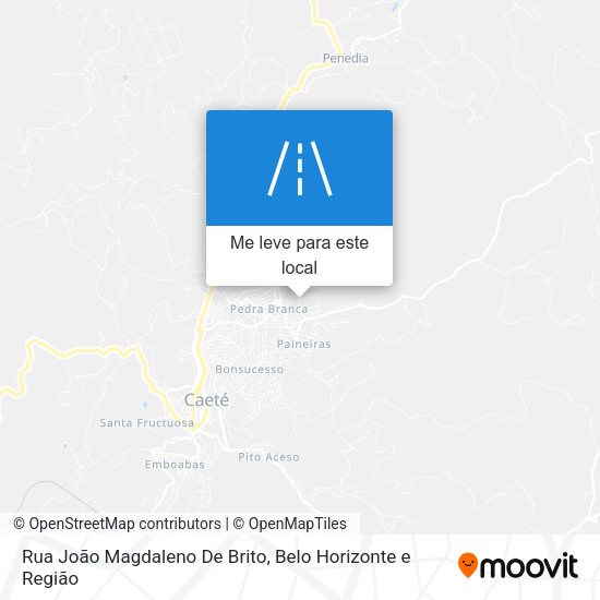 Rua João Magdaleno De Brito mapa