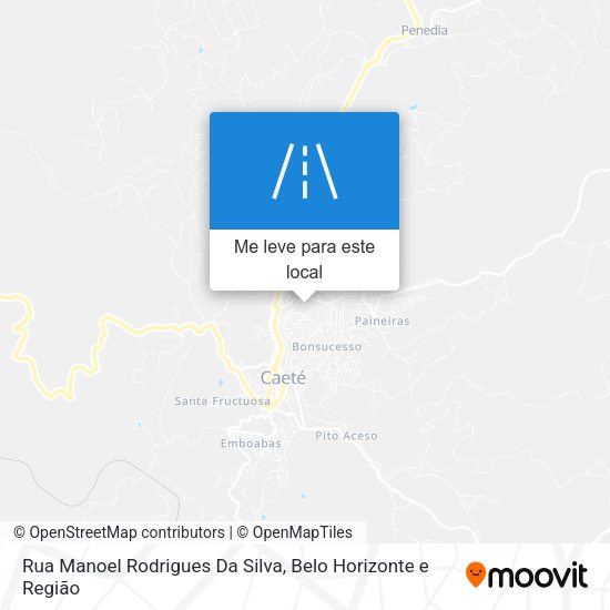 Rua Manoel Rodrigues Da Silva mapa