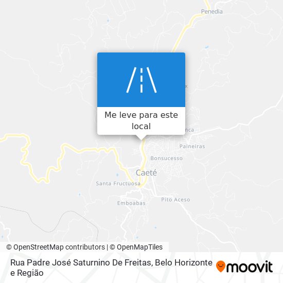 Rua Padre José Saturnino De Freitas mapa