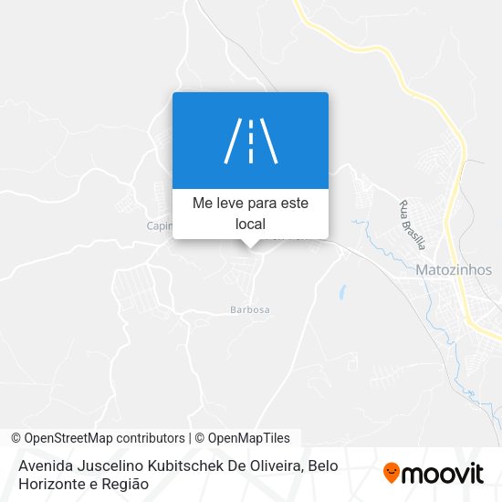 Avenida Juscelino Kubitschek De Oliveira mapa