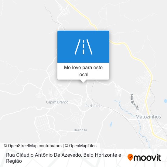 Rua Cláudio Antônio De Azevedo mapa