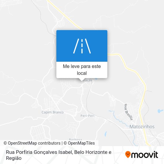 Rua Porfíria Gonçalves Isabel mapa