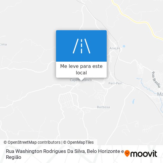 Rua Washington Rodrigues Da Silva mapa