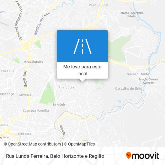 Rua Lunds Ferreira mapa