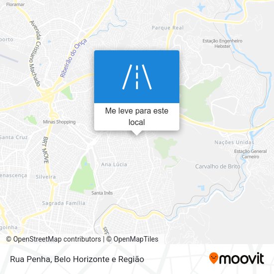 Rua Penha mapa