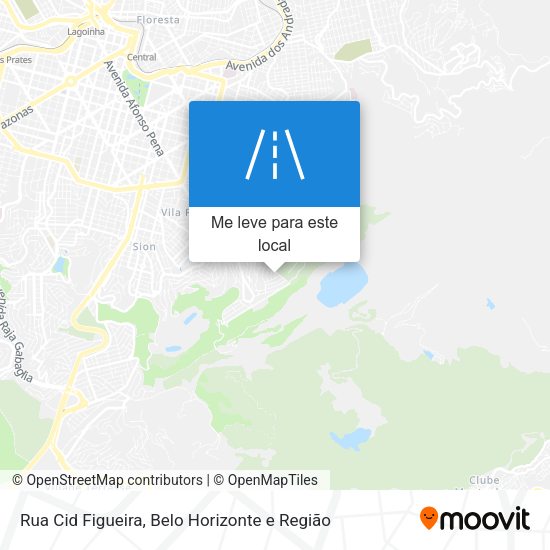 Rua Cid Figueira mapa