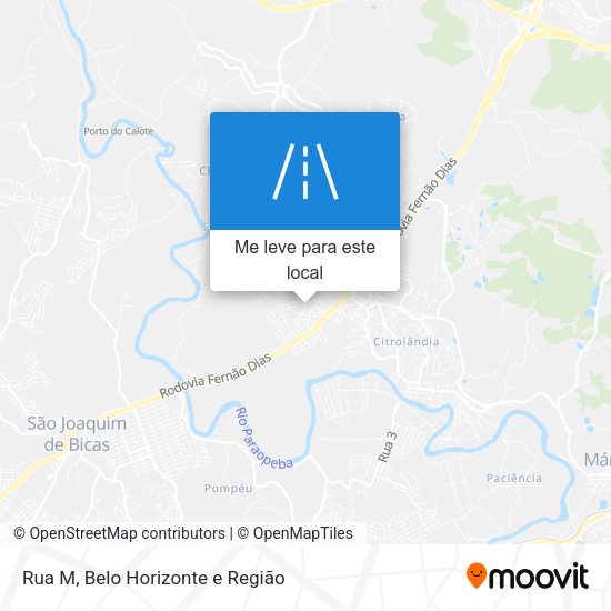 Rua M mapa