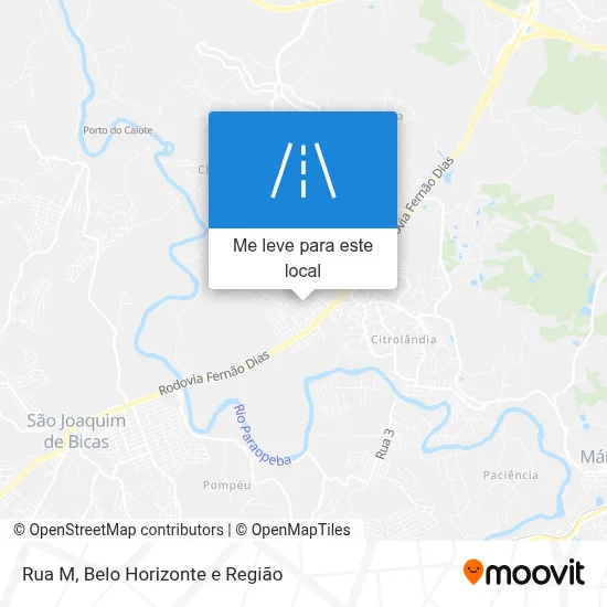 Rua M mapa