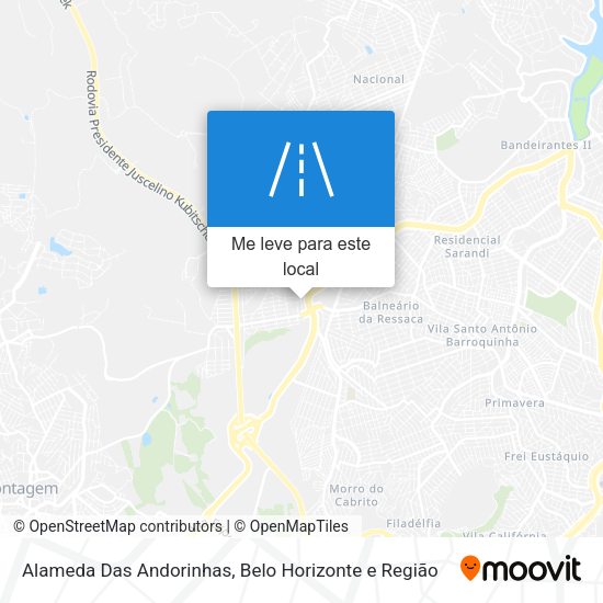 Alameda Das Andorinhas mapa