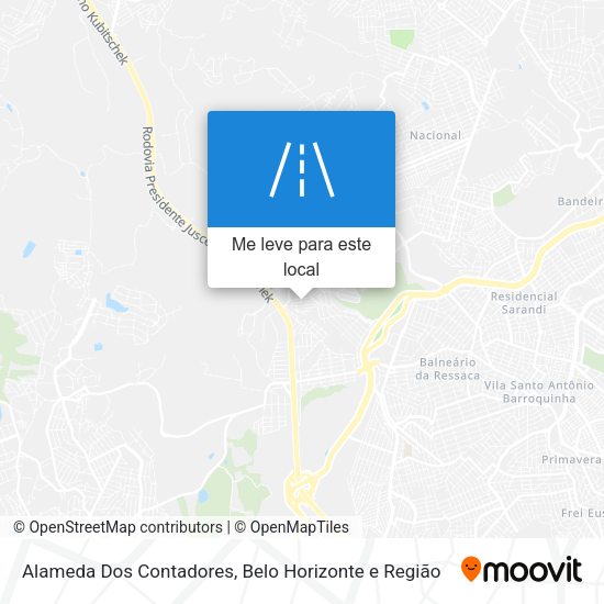 Alameda Dos Contadores mapa