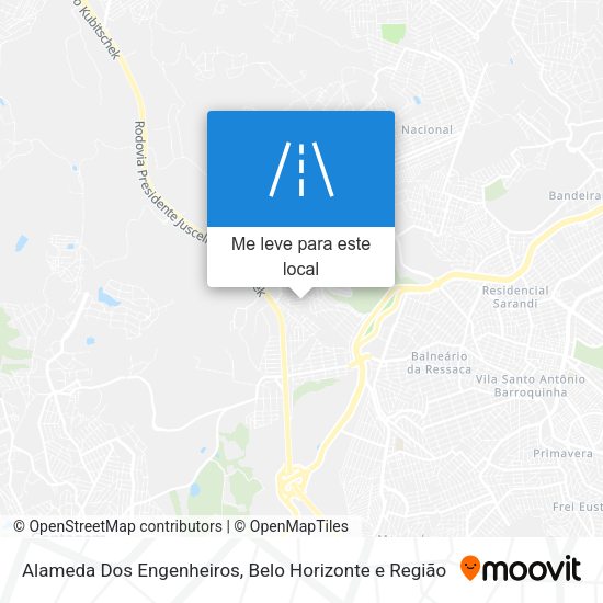 Alameda Dos Engenheiros mapa