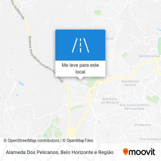 Alameda Dos Pelicanos mapa