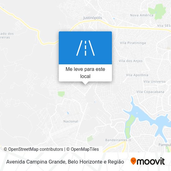 Avenida Campina Grande mapa