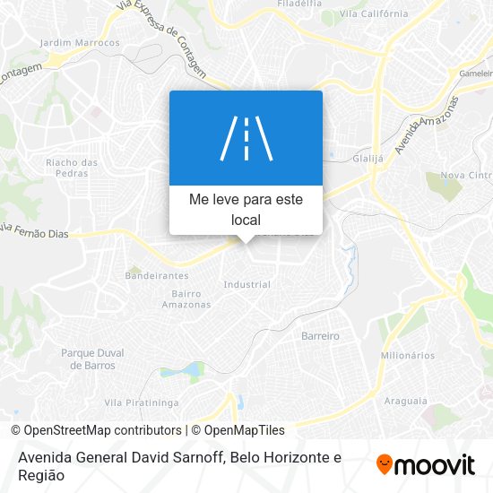 Avenida General David Sarnoff mapa