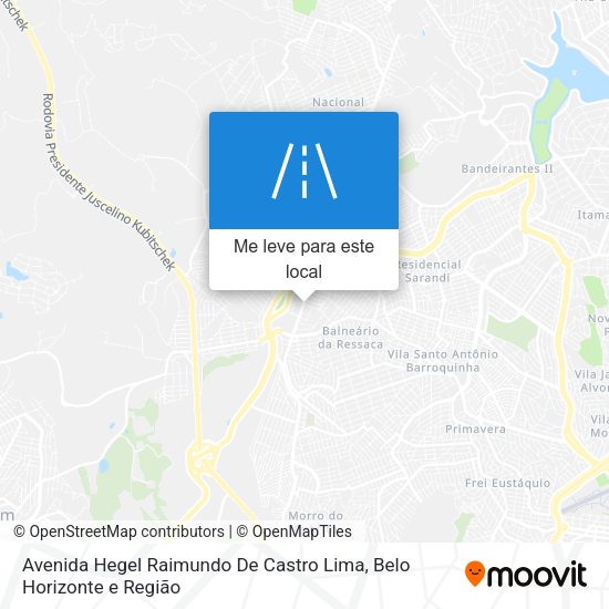 Avenida Hegel Raimundo De Castro Lima mapa