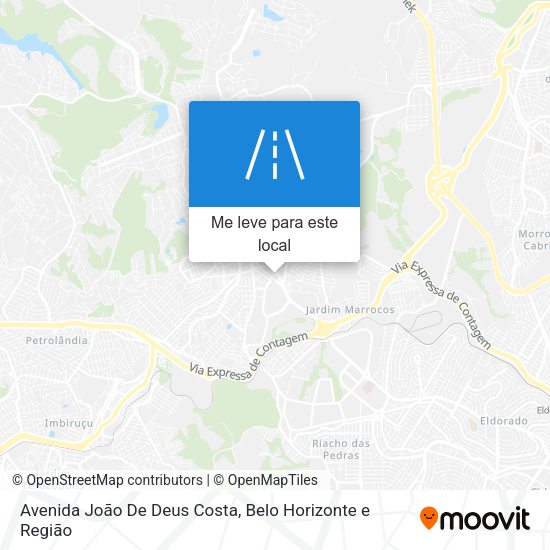 Avenida João De Deus Costa mapa