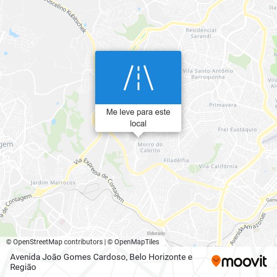 Avenida João Gomes Cardoso mapa