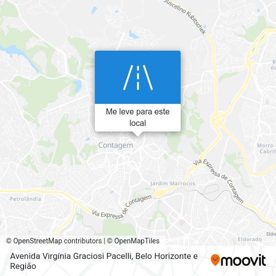 Avenida Virgínia Graciosi Pacelli mapa