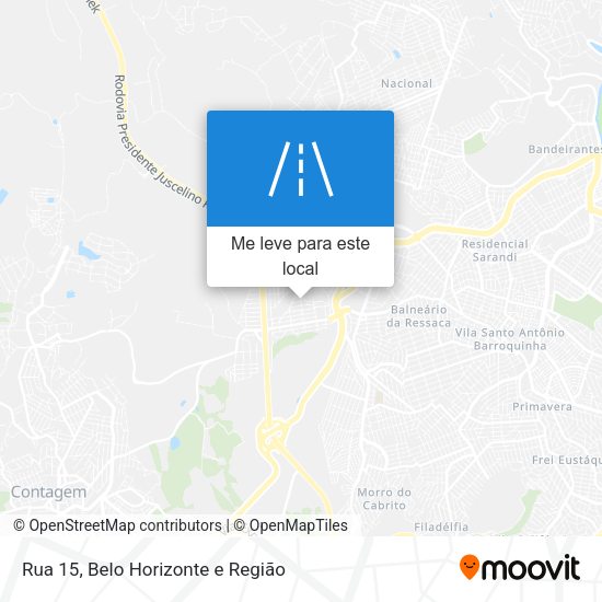 Rua 15 mapa