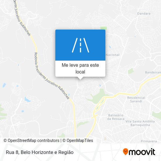 Rua 8 mapa