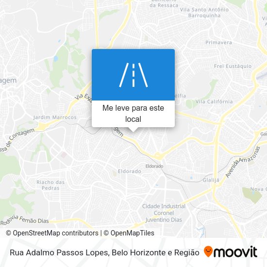 Rua Adalmo Passos Lopes mapa