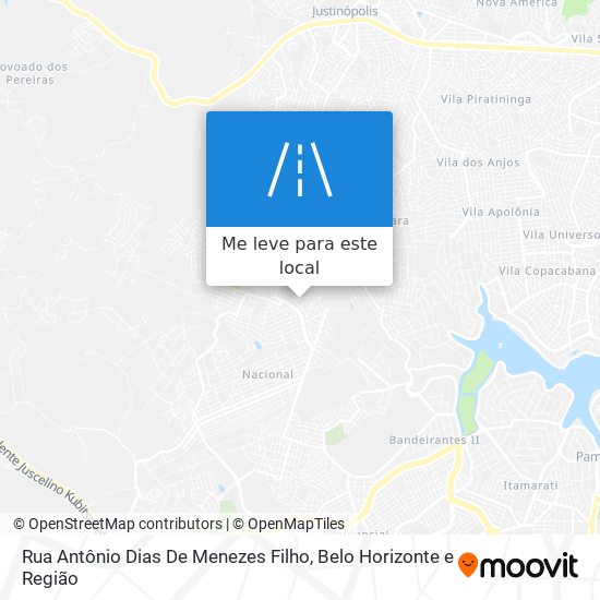 Rua Antônio Dias De Menezes Filho mapa