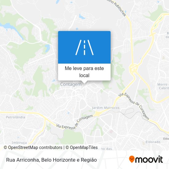 Rua Arriconha mapa