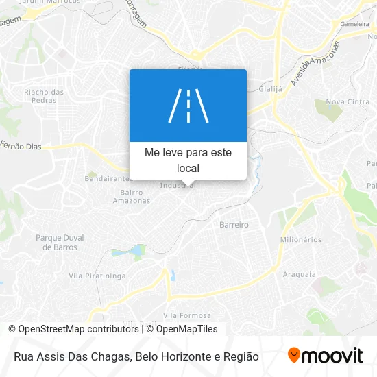 Rua Assis Das Chagas mapa