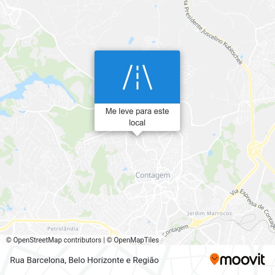 Rua Barcelona mapa