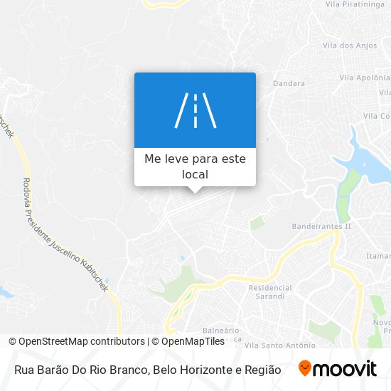 Rua Barão Do Rio Branco mapa