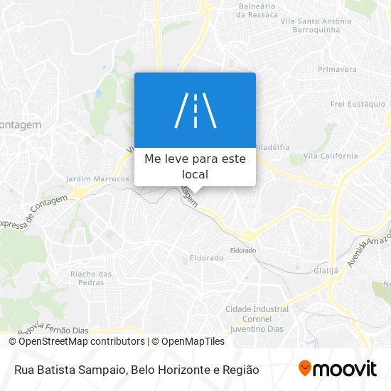 Rua Batista Sampaio mapa