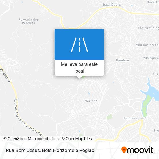 Rua Bom Jesus mapa